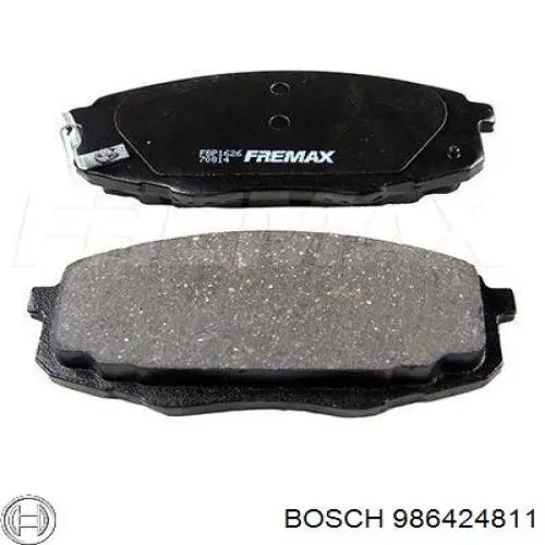 Гальмівні колодки Bosch 986424811 ціна, від 19.03 USD