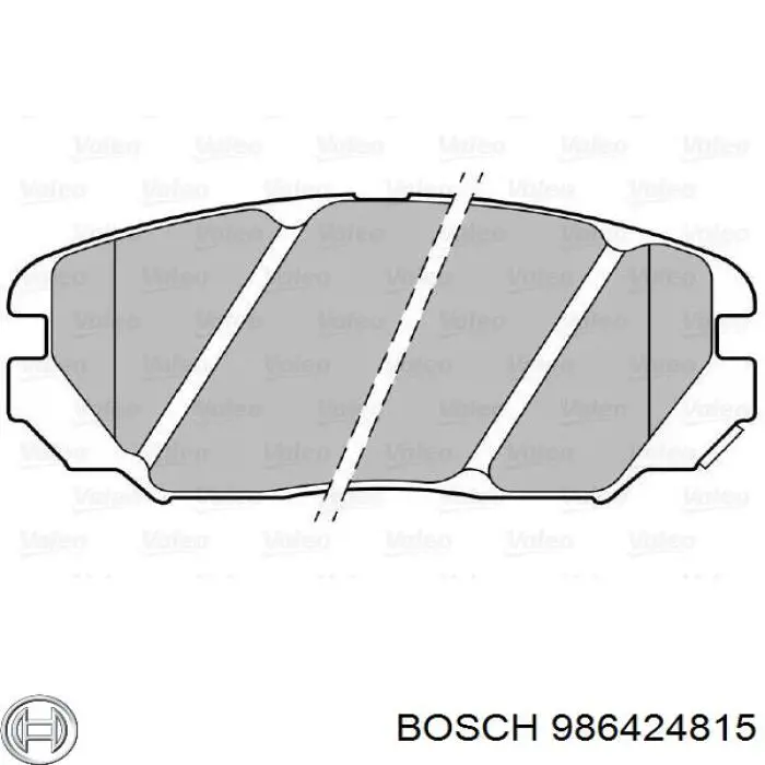 986424815 Bosch Передні гальмівні колодки