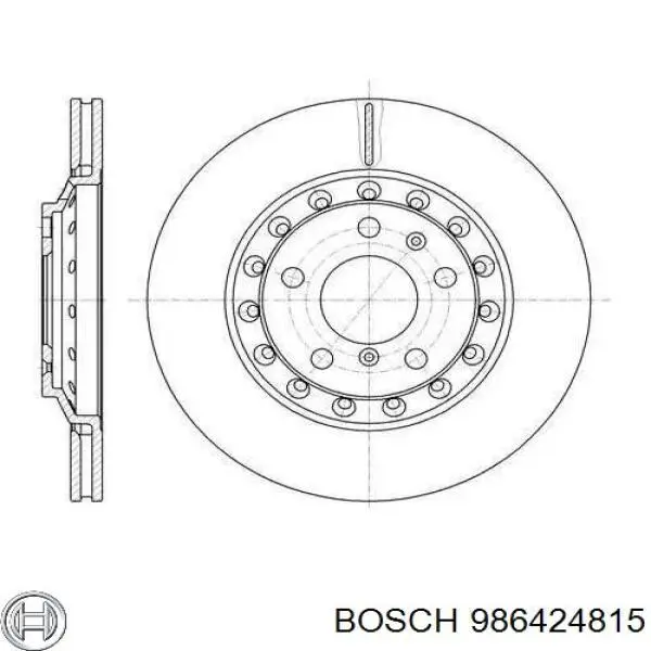 Гальмівні колодки Bosch 986424815 ціна, від 18.53 USD
