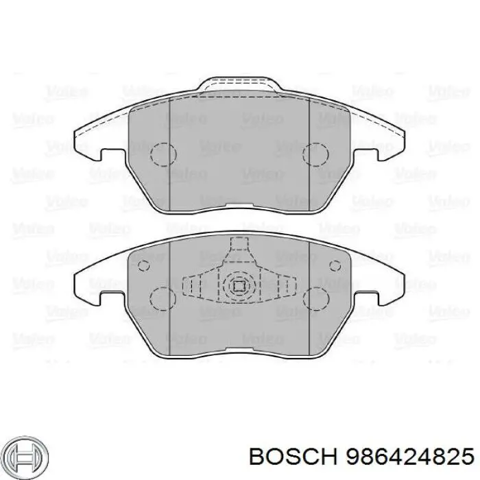 Передні тормозні колодки 986424825 Bosch