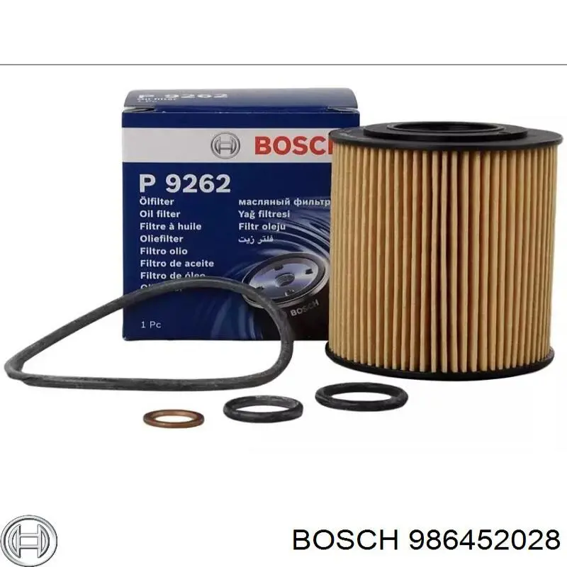 986452028 Bosch фільтр масляний