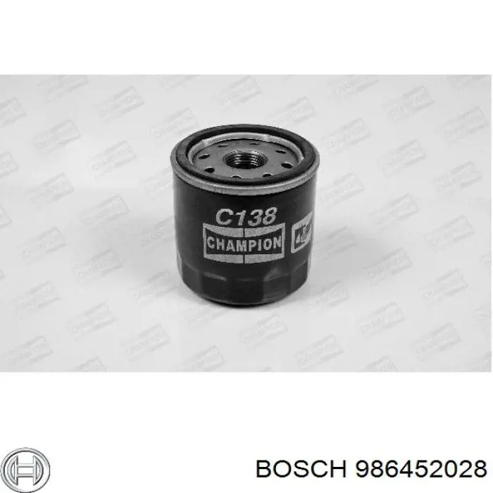 Масляний фільтр двигуна Bosch 986452028 ціна, від 3.91 USD