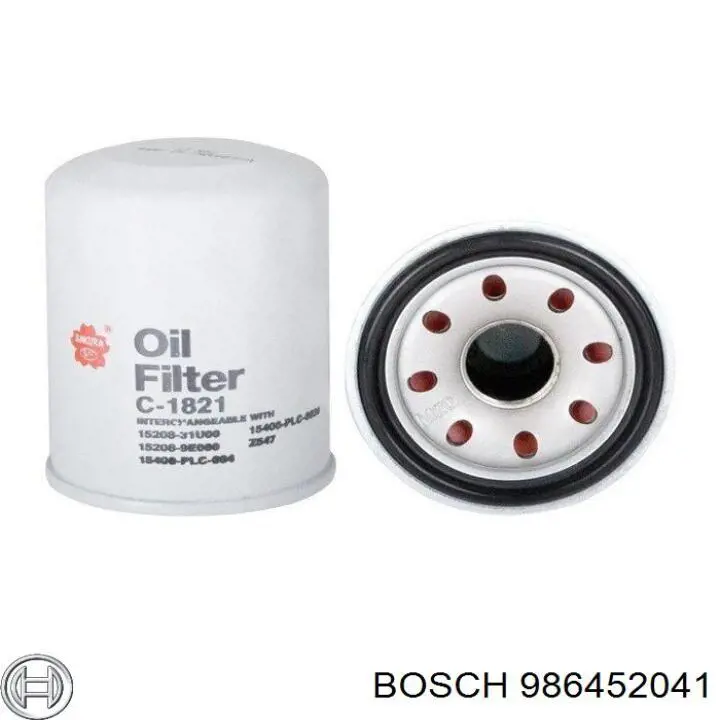 Масляний фільтр двигуна Bosch 986452041 ціна, від 5.07 USD