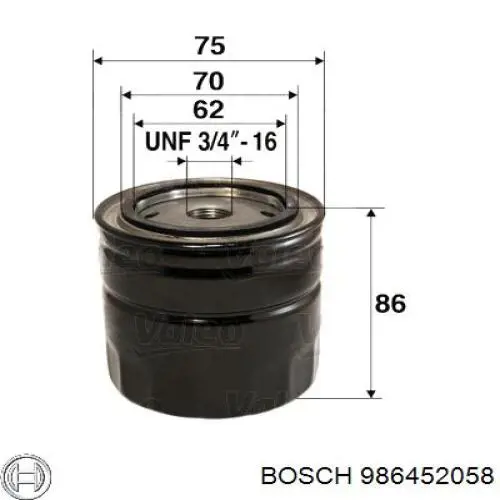 Масляний фільтр 986452058 Bosch