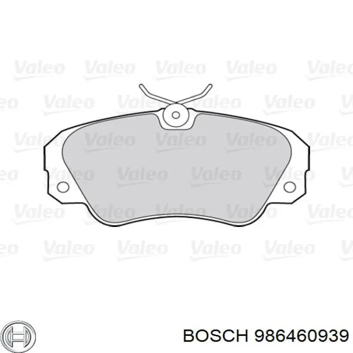 Гальмівні колодки Bosch 986460939 ціна, від 19.75 USD