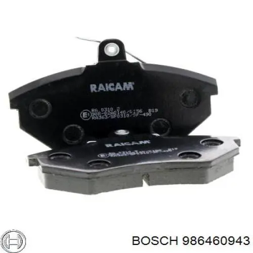 Гальмівні колодки Bosch 986460943 ціна, від 19.61 USD
