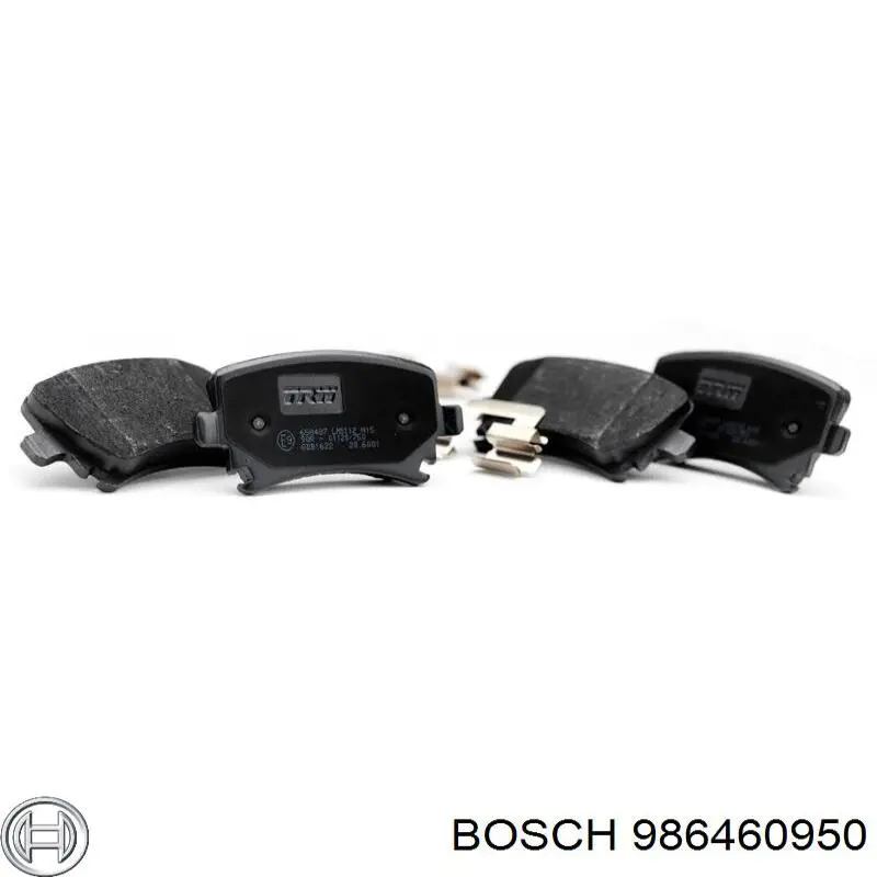 Колодки гальмівні передні, дискові 986460950 Bosch