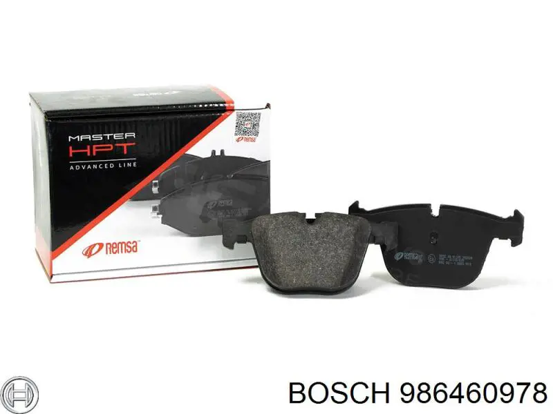 986460978 Bosch колодки гальмівні передні, дискові