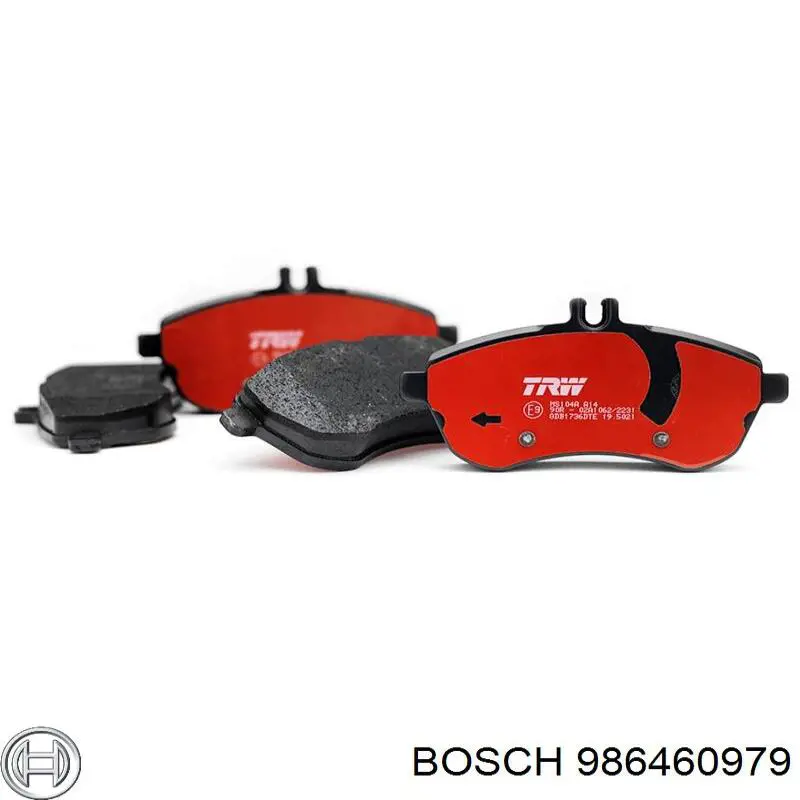 Купити 986460979 Bosch Колодки гальмівні передні, дискові