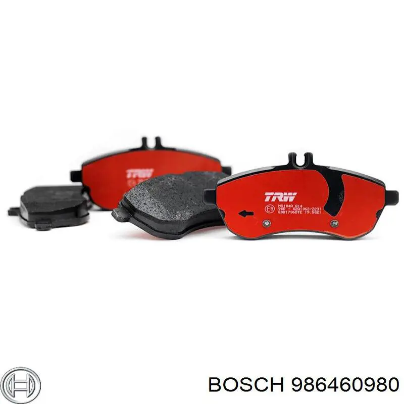 Гальмівні колодки Bosch 986460980 ціна, від 15.64 USD