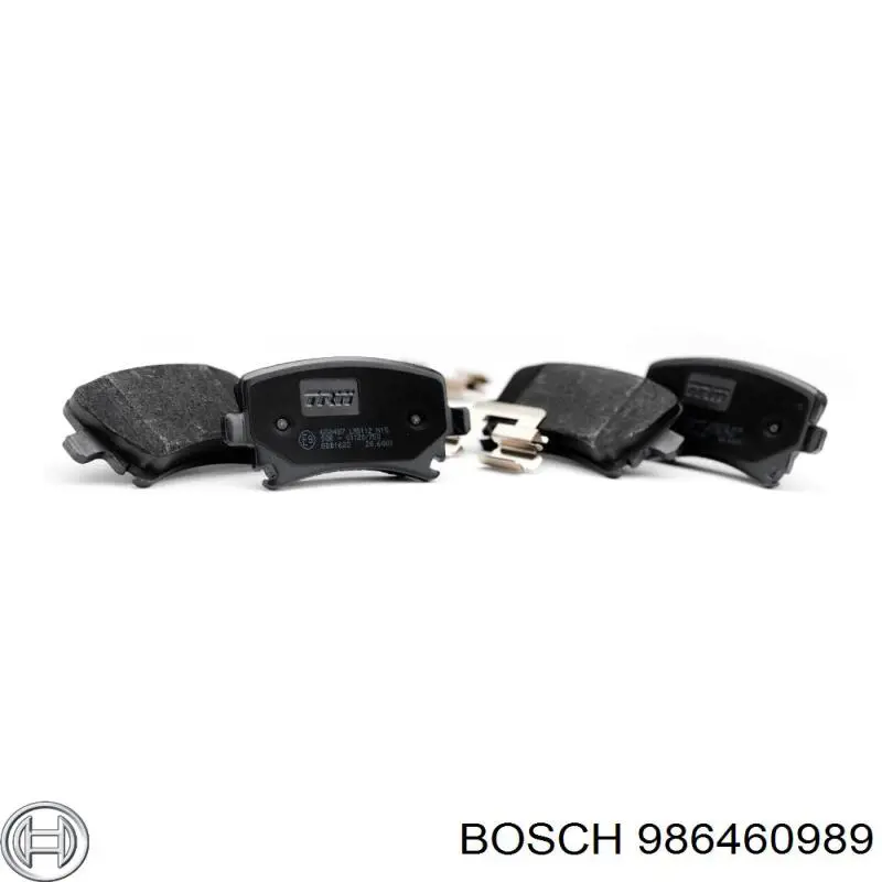 986460989 Bosch колодки гальмівні передні, дискові