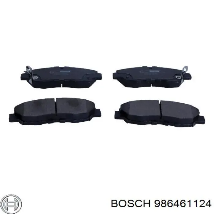 Колодки гальмівні передні, дискові 986461124 Bosch