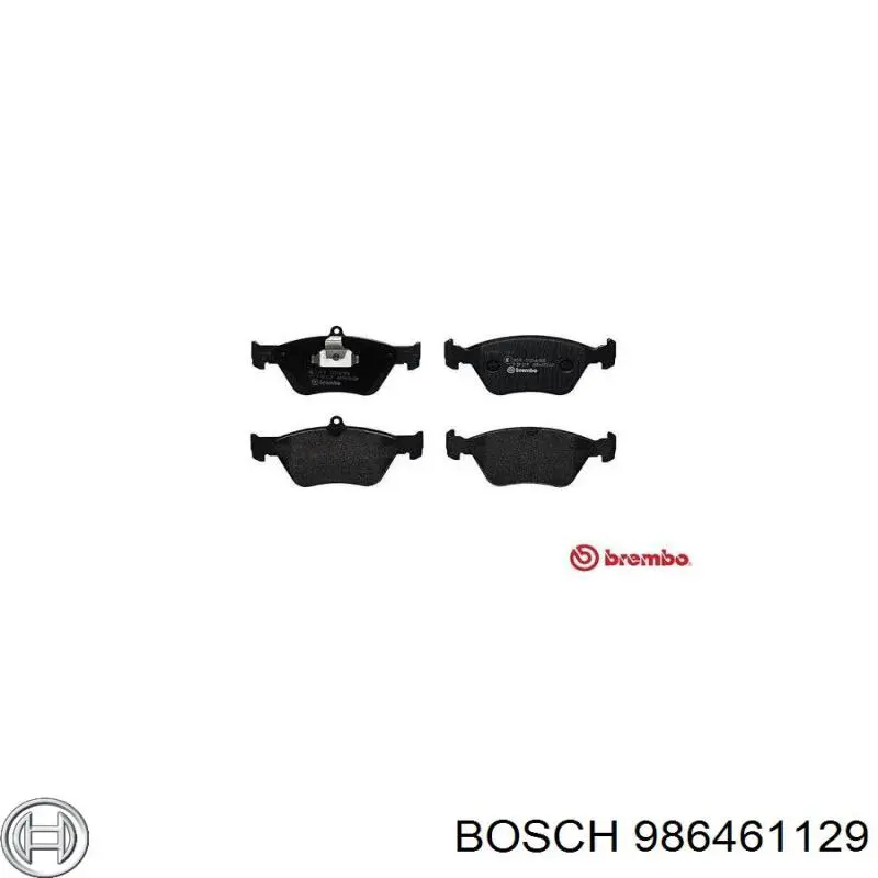 986461129 Bosch Передні гальмівні колодки