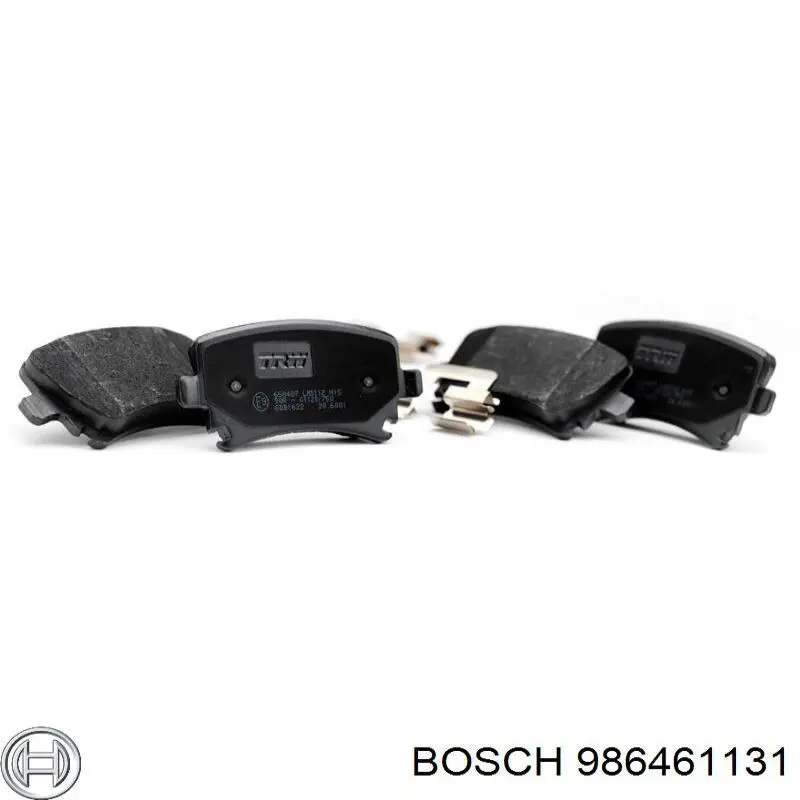 Задні гальмівні колодки Bosch 986461131 ціна, від 15.62 USD