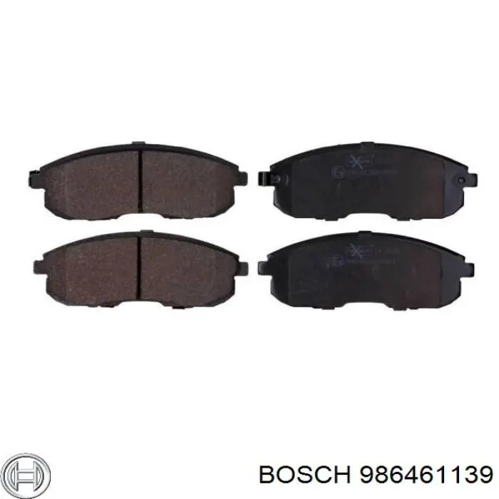 986461139 Bosch Передні гальмівні колодки