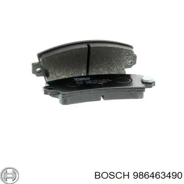 Задні гальмівні колодки Bosch 986463490 ціна, від 13.43 USD