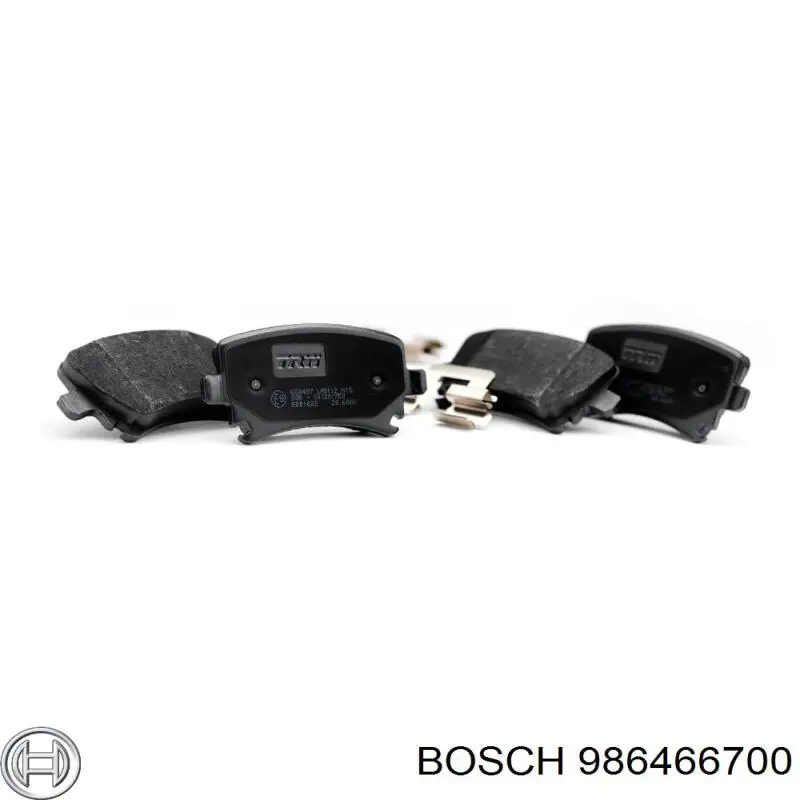 Купити 986466700 Bosch Колодки гальмівні передні, дискові