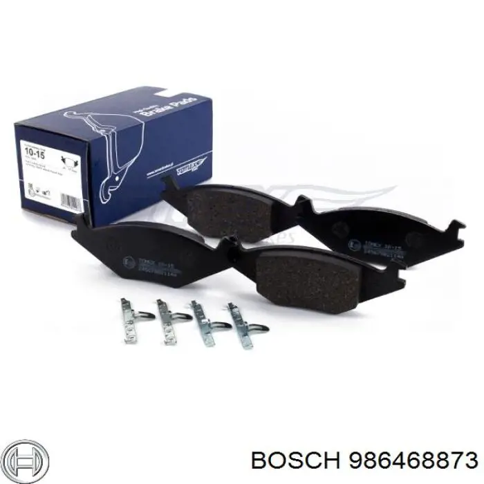 Передні тормозні колодки 986468873 Bosch