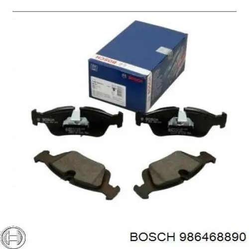 Передні тормозні колодки 986468890 Bosch