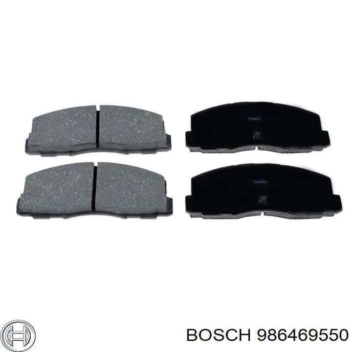 Купити 986469550 Bosch Колодки гальмівні передні, дискові