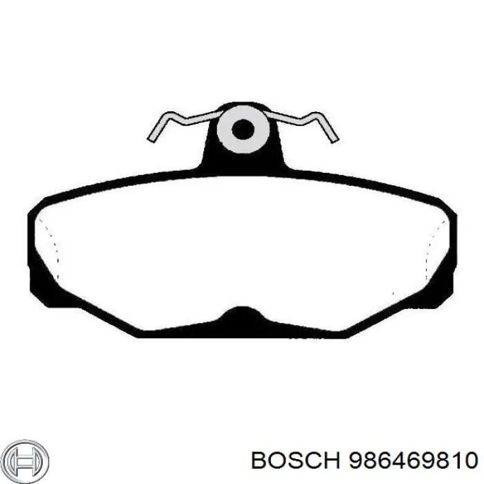 Купити 986469810 Bosch Задні колодки