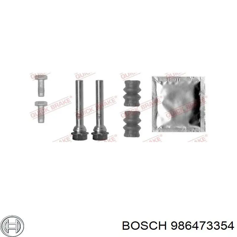 Купити 986473354 Bosch Супорт задній лівий