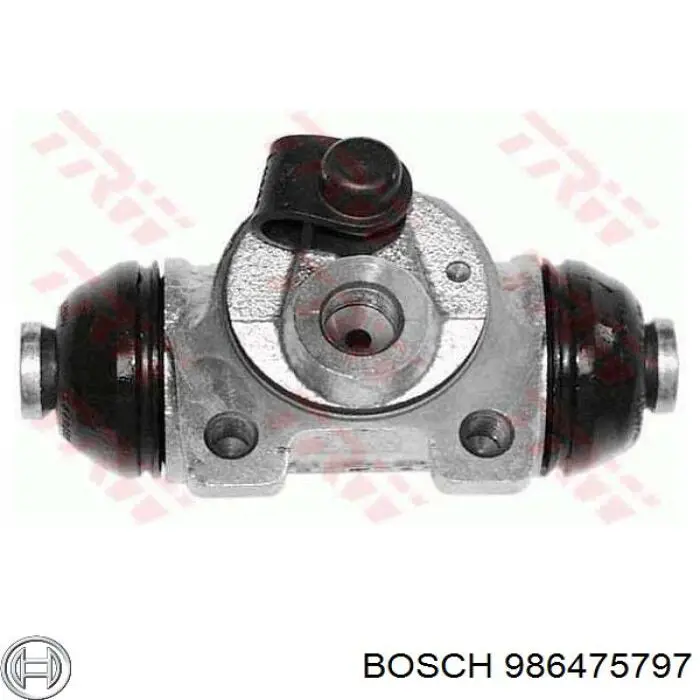 Циліндр гальмівний колісний/робітник, задній 986475797 Bosch
