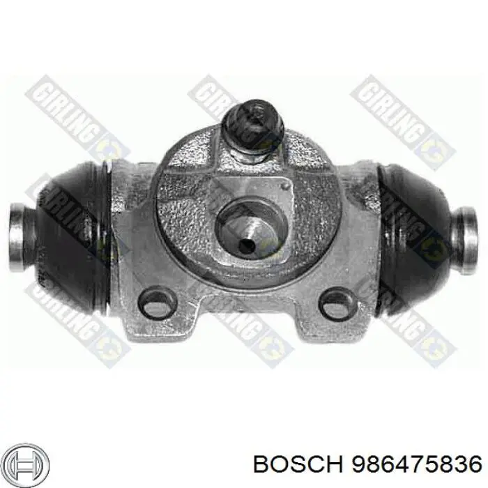 Купити 986475836 Bosch Циліндр гальмівний колісний/робітник, задній