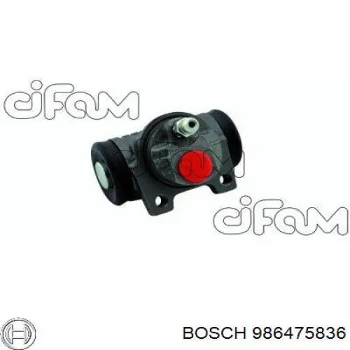 986475836 Bosch Циліндр гальмівний колісний/робітник, задній