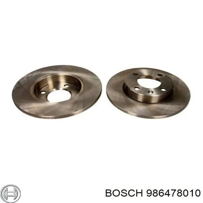 986478010 Bosch диск гальмівний передній