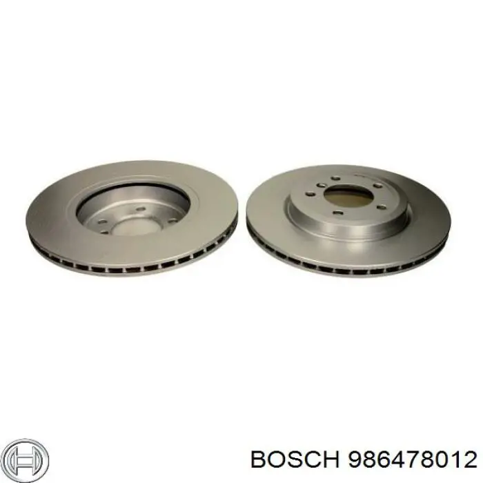 986478012 Bosch Гальмо дискове переднє