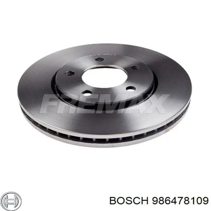 986478109 Bosch диск гальмівний передній
