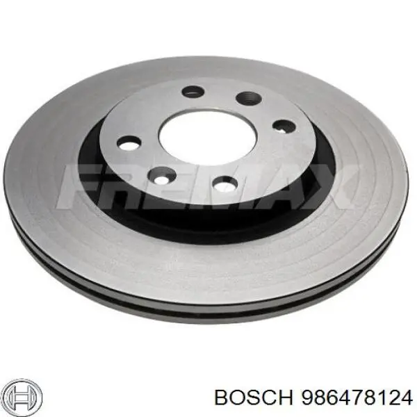 986478124 Bosch диск гальмівний передній