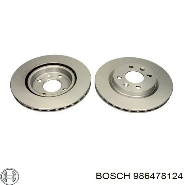 986478124 Bosch Гальмо дискове переднє