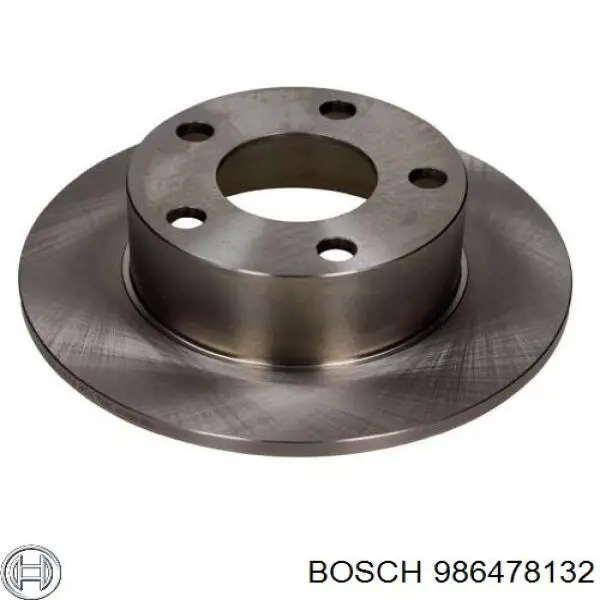 986478132 Bosch диск гальмівний задній