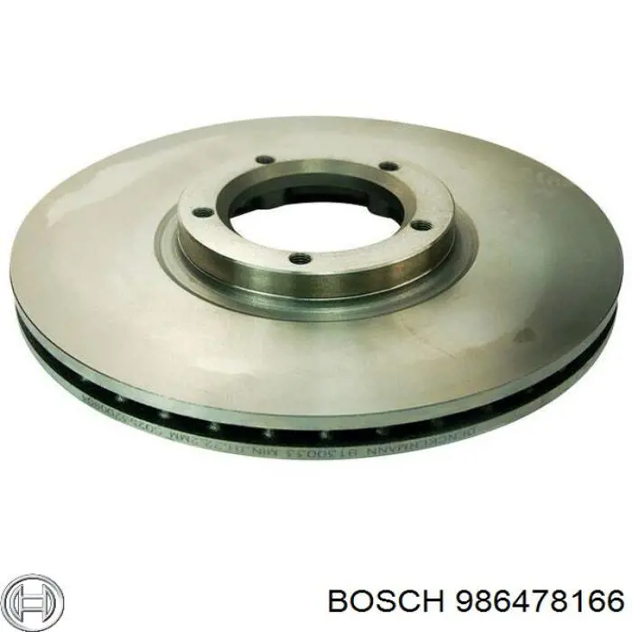 Диск гальмівний передній 986478166 Bosch