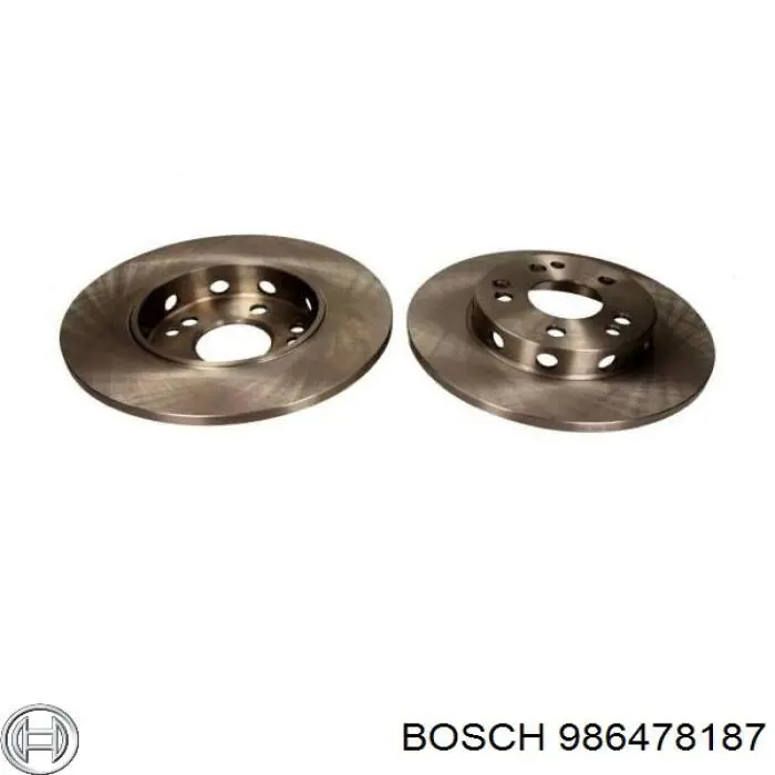 Диск переднього гальма Bosch 986478187 ціна, від 31.25 USD