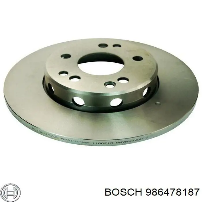 986478187 Bosch диск гальмівний передній
