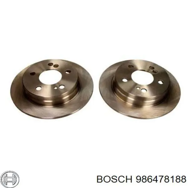986478188 Bosch диск гальмівний задній
