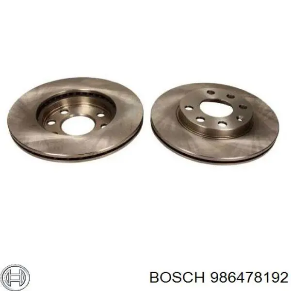 986478192 Bosch диск гальмівний передній
