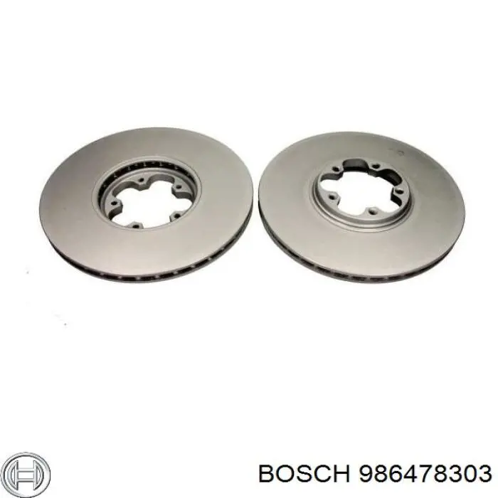 986478303 Bosch Гальмо дискове переднє