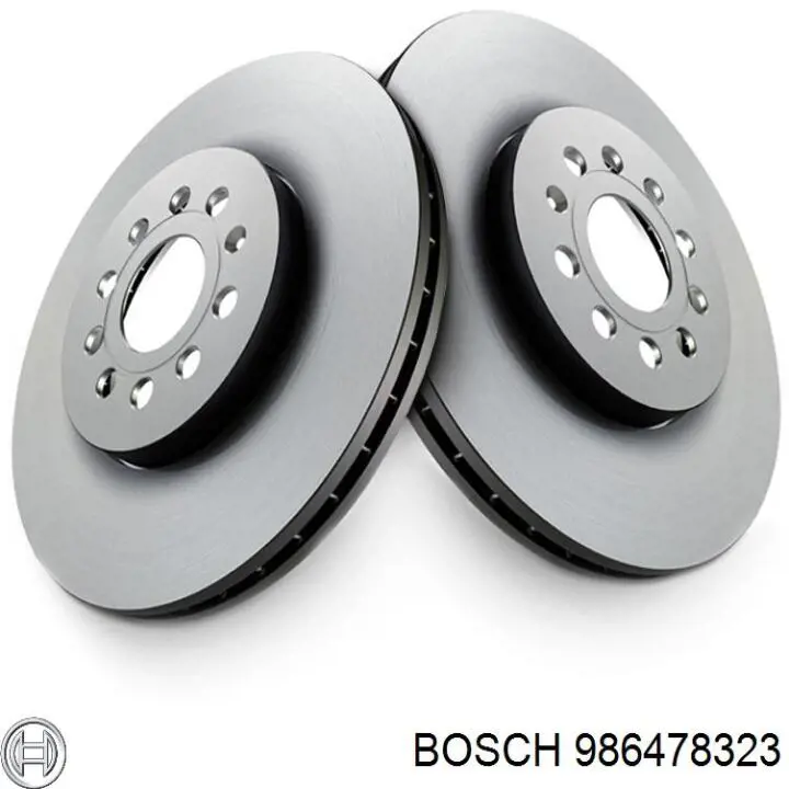 986478323 Bosch диск гальмівний задній