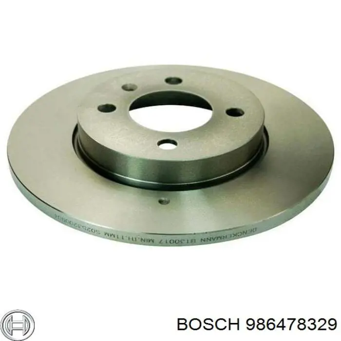 Гальмівні диски передні 986478329 Bosch