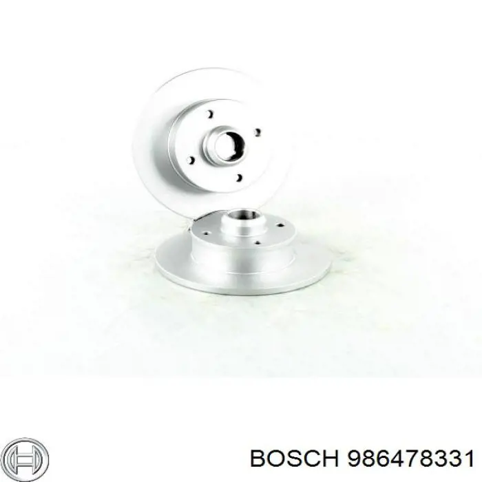 Гальмівні диски 986478331 Bosch