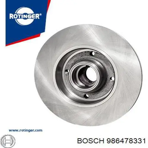 Задні дискові гальма Bosch 986478331 ціна, від 30.19 USD