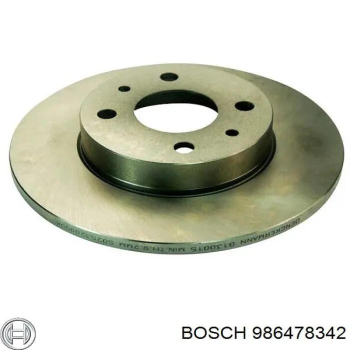 Купити 986478342 Bosch Диск заднього гальма