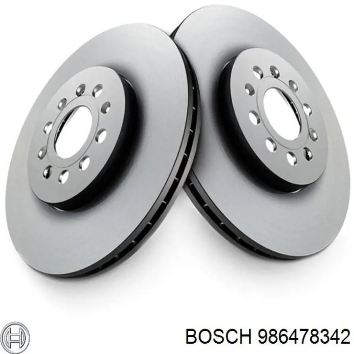 Задні дискові гальма Bosch 986478342 ціна, від 21.34 USD