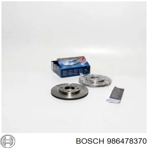 986478370 Bosch диск гальмівний передній