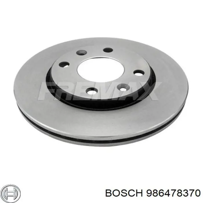 986478370 Bosch Гальмо дискове переднє