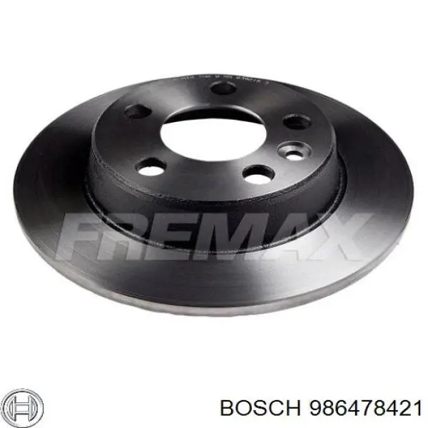 986478421 Bosch диск гальмівний задній